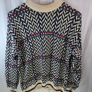 St. John's Bay mens pullover sweater size Medium in multicolors_